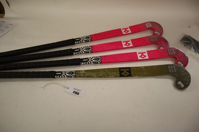 Lot 4x Shrey Chroma junior hockey sticks