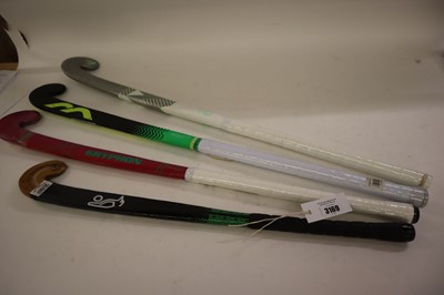 Lot 4x hockey sticks inc. Kookaburra, Gryphon,...