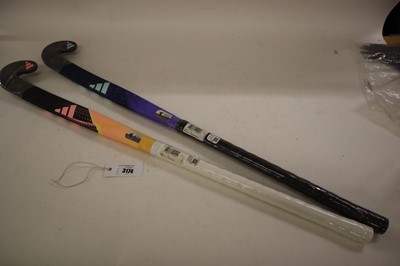 Lot 1x Adidas Fabela.7 37.5" hockey stick, and 1x...