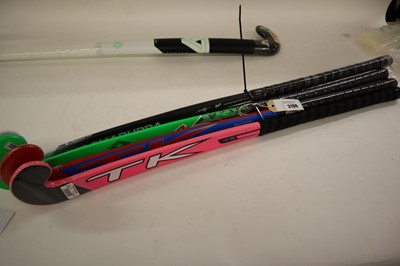 Lot Kookaburra, Shrey and 2x TK Maxi hockey sticks