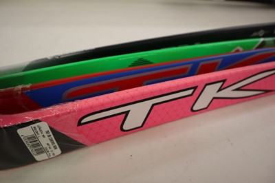 Lot Kookaburra, Shrey and 2x TK Maxi hockey sticks