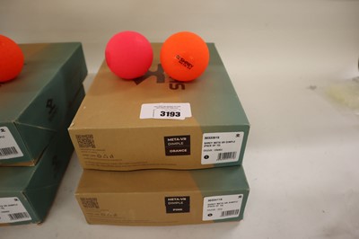 Lot 2x boxes of 12x Shrey Meta hockey balls in...