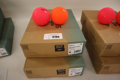 Lot 2x boxes of 12x Shrey Meta hockey balls in...
