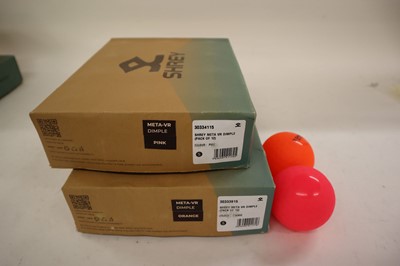 Lot 2x boxes of 12x Shrey Meta hockey balls in...