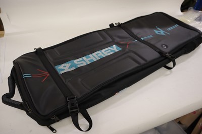 Lot Shrey Elite 45 hockey stick bag in black, large