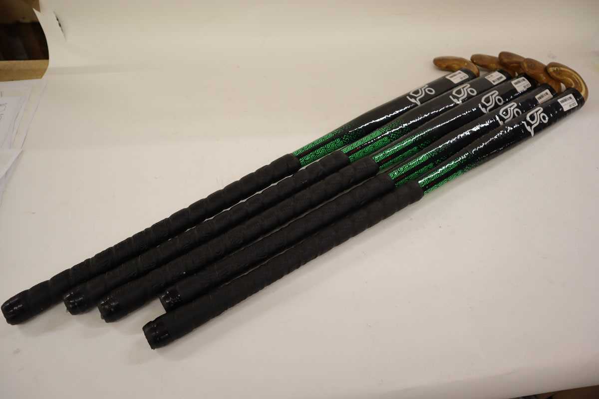 Lot 5x Kookaburra Meteor hockey sticks, various...