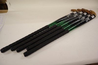 Lot 5x Kookaburra Meteor hockey sticks, various...