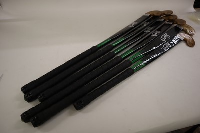 Lot 6x Kookaburra Meteor hockey sticks, various...