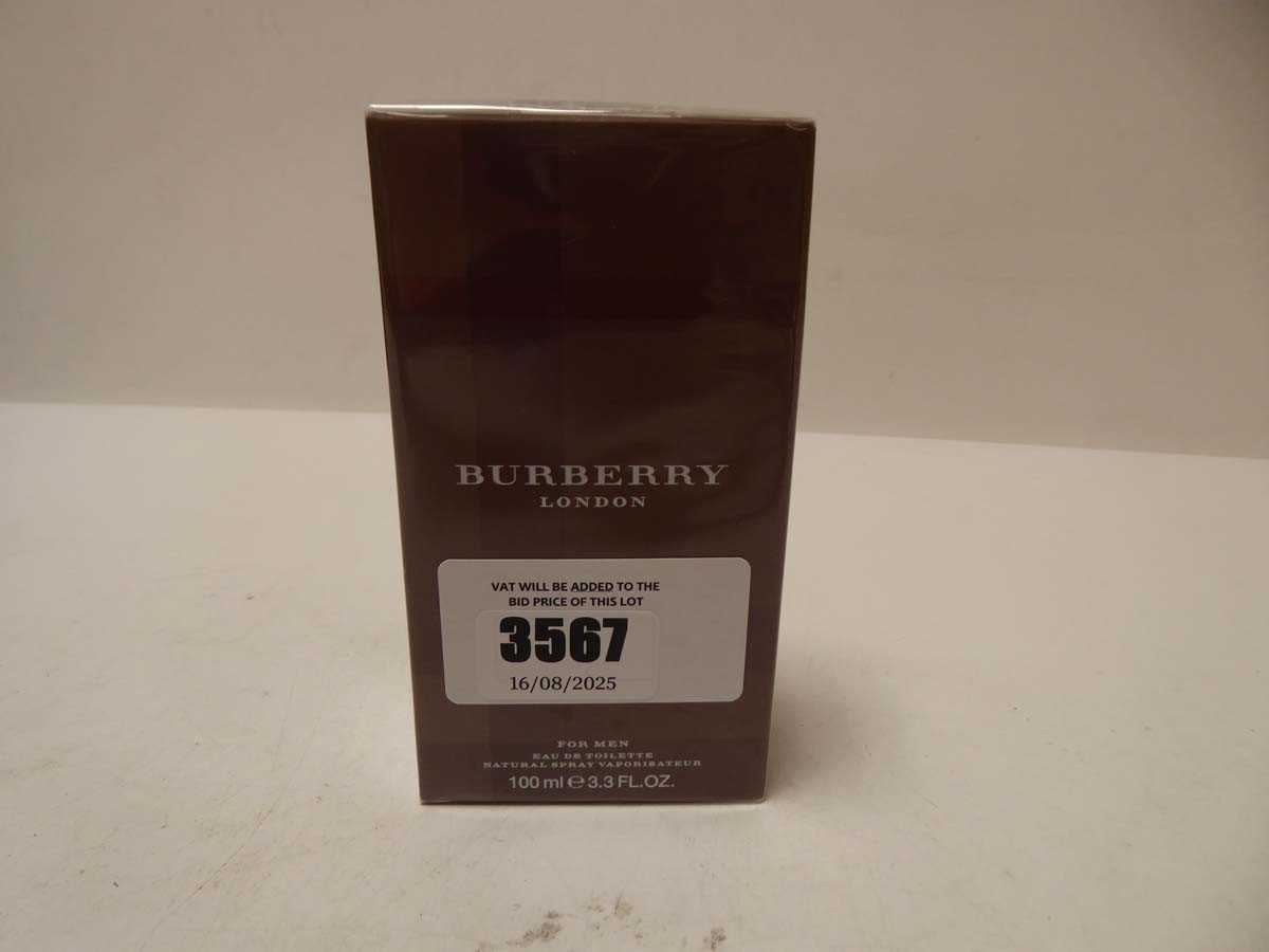 Lot Burberry London for men eau de toilette 100ml