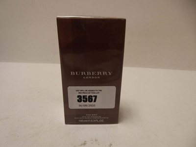 Lot Burberry London for men eau de toilette 100ml