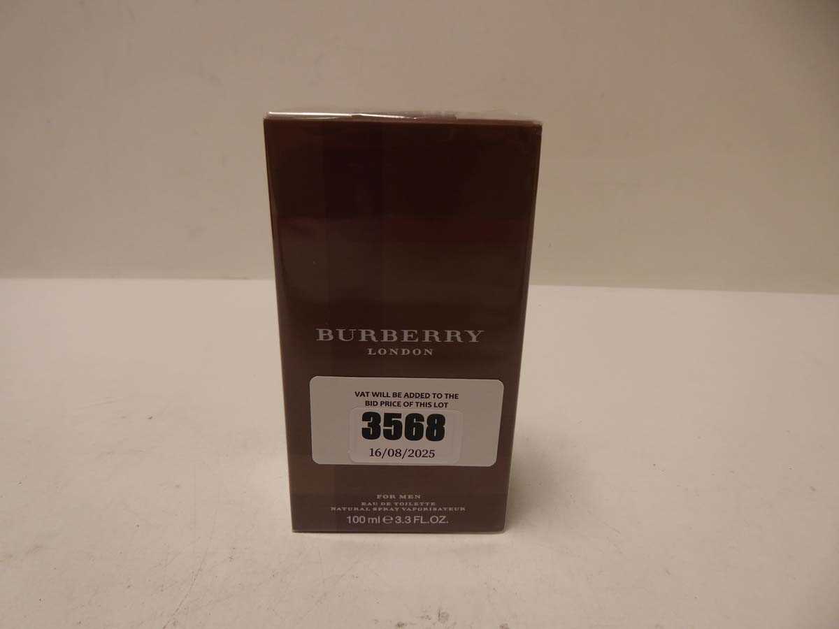 Lot Burberry London for men eau de toilette 100ml