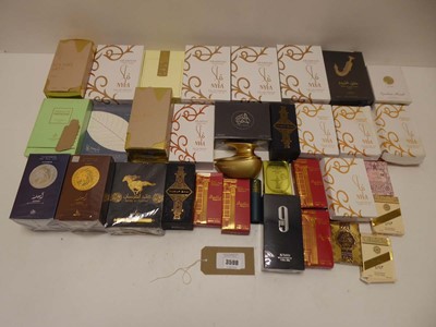 Lot Large selection of various Arabian perfumes