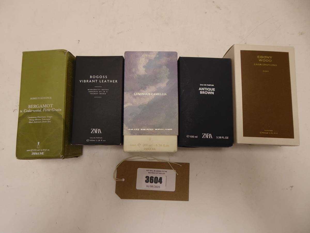 Lot 5x Various Zara perfumes