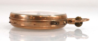 Lot 931 - A 9ct yellow gold open face pocket watch by...