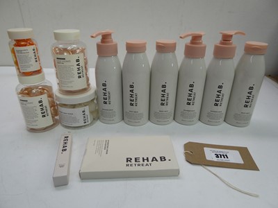 Lot 3711 - Rehab. beauty products including shower milk,...