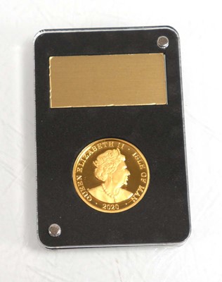 Lot 946 - A London Mint Isle of Man 1/4 oz gold angel...
