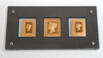 Lot 950 - A London 'Penny Post Trilogy' 1/4 oz three...