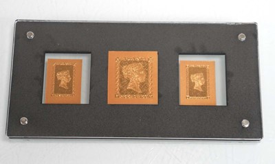 Lot 950 - A London 'Penny Post Trilogy' 1/4 oz three...