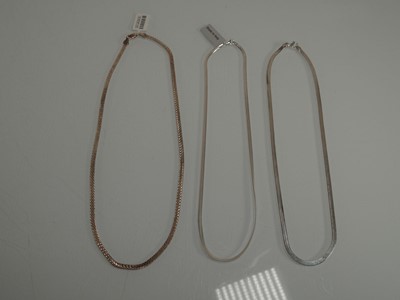 Lot 836 - A group of silver jewellery including a dress...