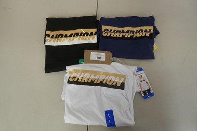 Lot 1111 - Approx. 60 Champion elite t-shirts