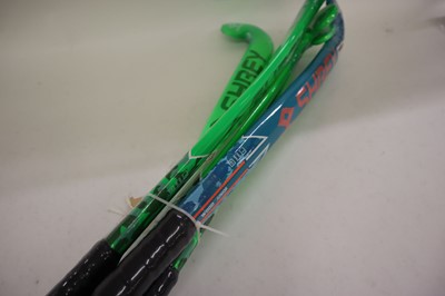Lot 5x Shrey junior hockey sticks