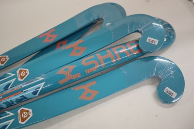 Lot 5x Shrey junior hockey sticks