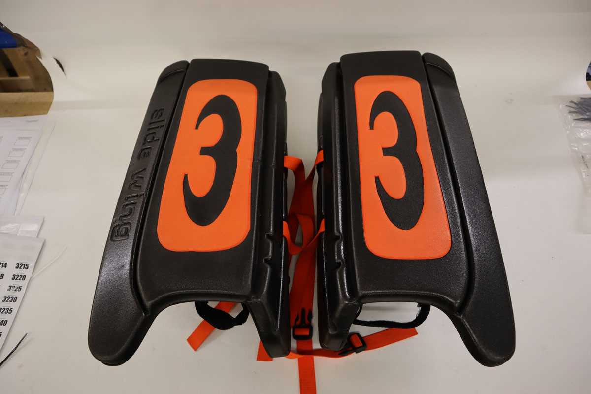 Lot Pair of OBO large hockey GK leg pads and pair...