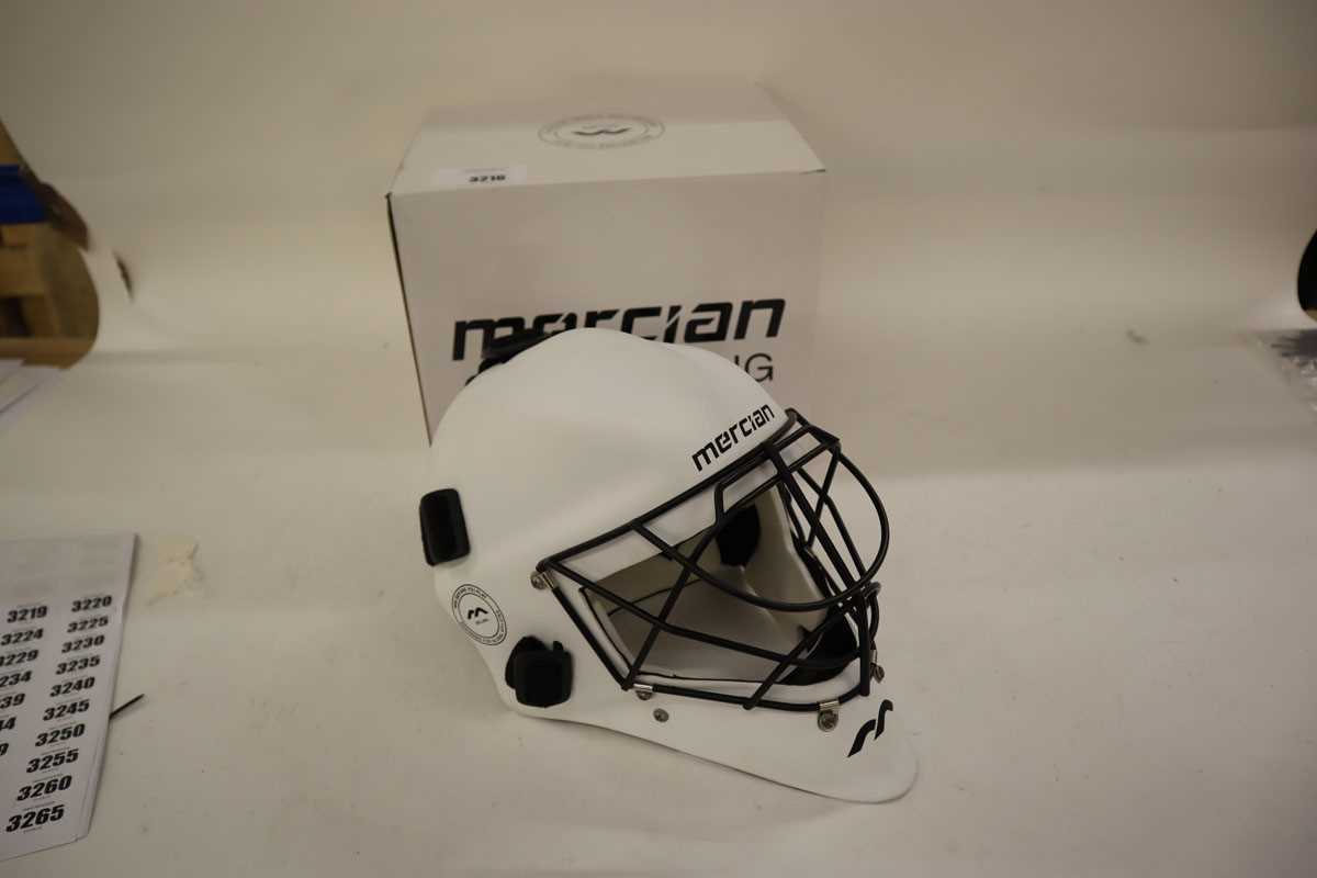 Lot Mercian Genesis Club hockey GK helmet, white,...