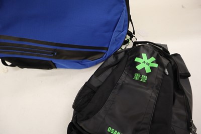 Lot 2x Kookaburra and 1x Osaka hockey backpacks