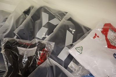 Lot Box of 9x Y1 hockey tops, some club branded...