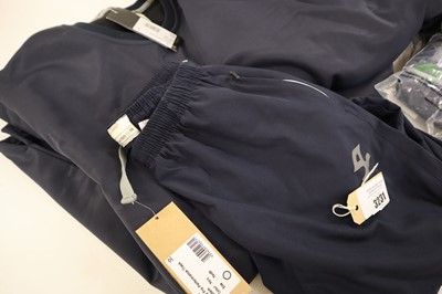 Lot 10x assorted Shrey navy hockey clothing items...