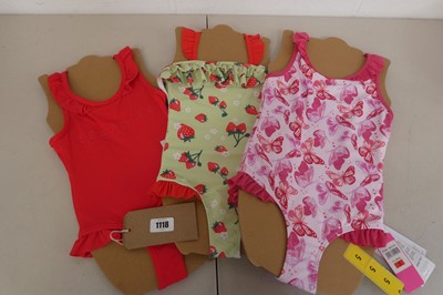 Lot 1118 - Approx. 22 girls all in one swimsuits by Sea...