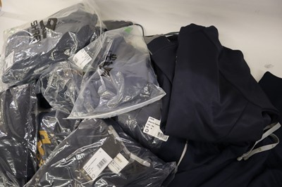 Lot 10x assorted Shrey navy hockey clothing items...