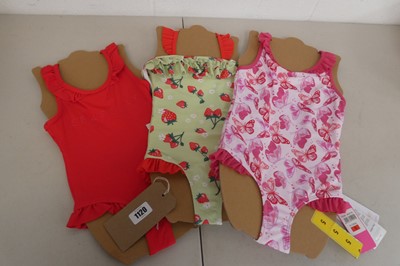 Lot 1120 - Approx. 22 girls all in one swimsuits by Sea...