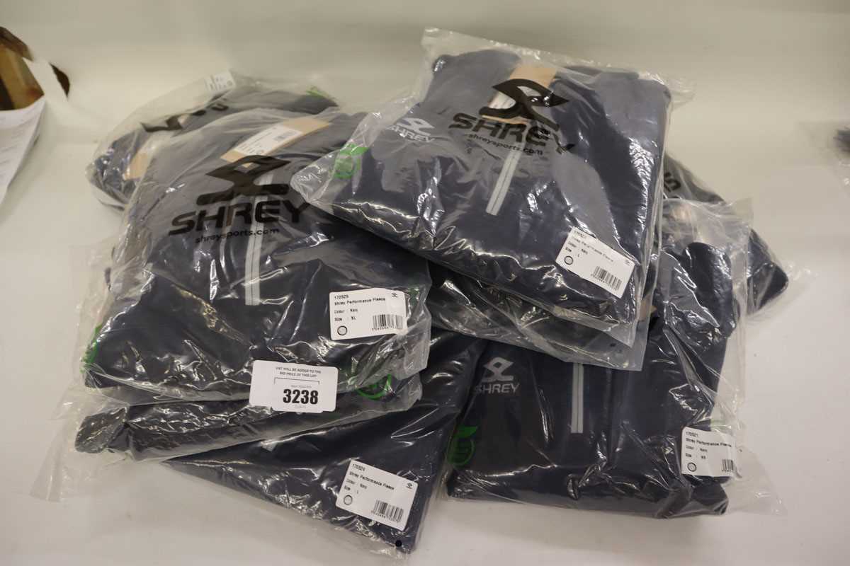 Lot 10x Shrey navy mixed hockey clothing items