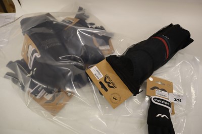 Lot Bag of Mercian hockey protective gloves and other
