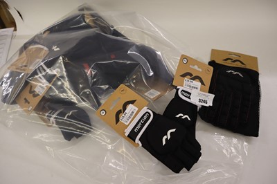 Lot Bag of Mercian hockey protective gloves and other
