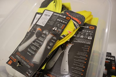 Lot Box containing various sports socks