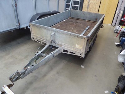 Lot 4268 - Twin axle Bateson box trailer with galvanised...