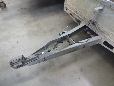 Lot 4268 - Twin axle Bateson box trailer with galvanised...
