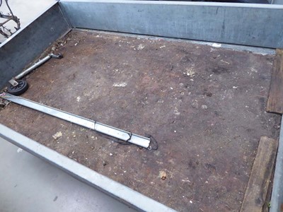 Lot 4268 - Twin axle Bateson box trailer with galvanised...