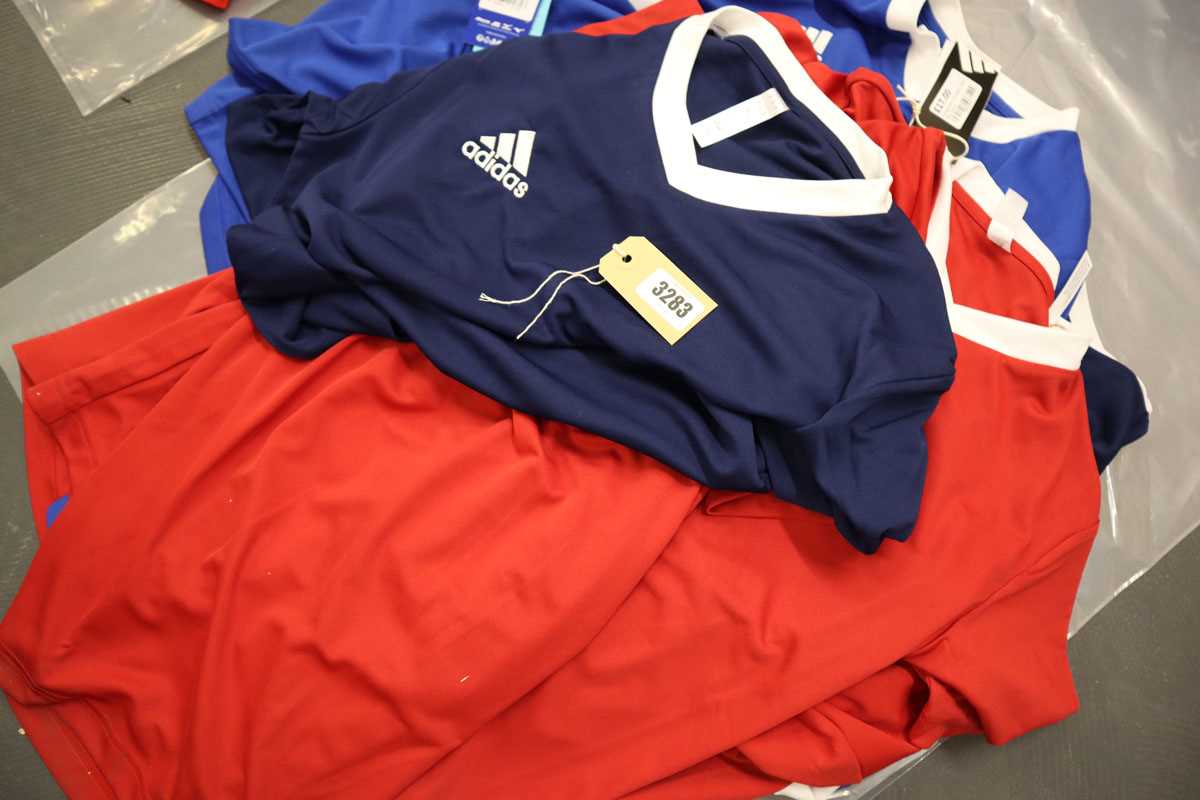 Lot 10x Adidas junior training tops