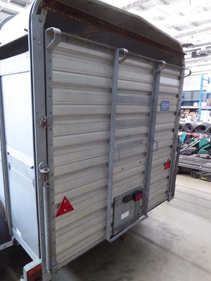 Lot 4269 - Ifor Williams twin axle Livestock trailer with...