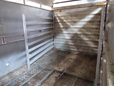 Lot 4269 - Ifor Williams twin axle Livestock trailer with...