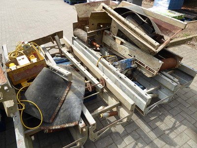 Lot 4177 - Coveya material handling conveyor belt, spread...