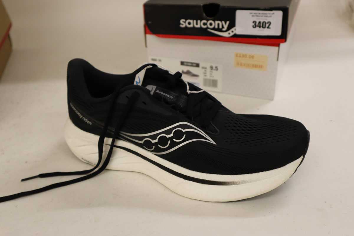 Lot Saucony Ride 18 Men's running shoes, UK 8.5,...