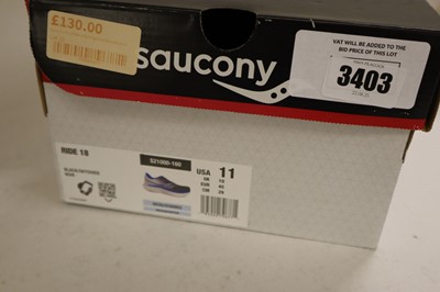 Lot Saucony Ride 18 Men's running shoes, UK10, boxed