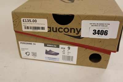 Lot Saucony Peregrine 14 Men's trail shoes, UK8,...