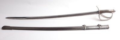 Lot 1480 - Italian Model 1860 Cavalry sabre, 35 ins...
