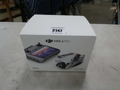 Lot 2147 - DJI Mini 4 Pro drone boxed